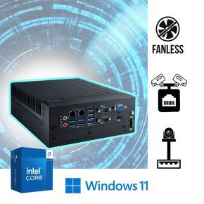 PC fanless vision industrielle avec Intel Core I7 compact et puissant
