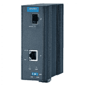 Switch industriel, Gigabit Media Converter SFP with 2x PoE 802.3at