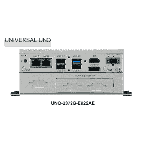PC fanless modulaire QuadCore J1900 4xCOM 4xUSB rail DIN, VESA et extension iDoor