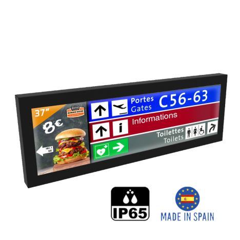 37" Stretch Format Monitor – IP65 Anti-Glare