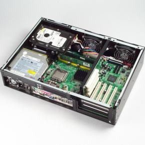 Châssis pour PC industriel, IPC-603MB w/350W Flex ATX PSU