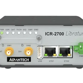 Industrial 4G Router, 2 x LAN, 2x SIM, USB 2.0, plastic case, no accessories