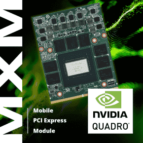 Carte GPU MXM 3.1 Type B+ NVIDIA Quadro 5000 Ada avec Display Port