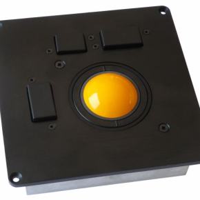 Rugged 50 mm MILSPEC standard trackball