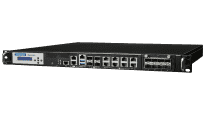 Appliance réseau 1U avec Intel® Atom® P5362 avec8 ports 1GbE RJ45, 2 ports 2.5GbE RJ45, 4 ports SFP+ 10GbE, et 2 paires de bypass LAN pour uCPE, SD-WAN et NGFW