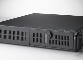 Châssis 2U pour PC rack 19'', avec 2 baies SAS/SATA sans alimentation et sans carte mère