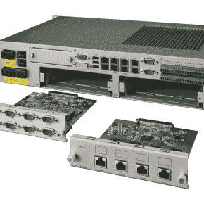 PC industriel fanless pour sous-station électrique, Xeon E3 2.0GHz, 16GB RAM, 8xLAN, 10xCOM, 2xSlot