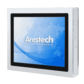 IP66/69K Protected 15" Stainless Steel Industrial Monitor with P-CAP/5-Wire Resistive Touch