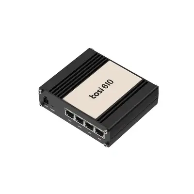 Passerelle VPN Tosi avec 5 x LAN 10/100/1000Mbps (25Mbps / VPN)