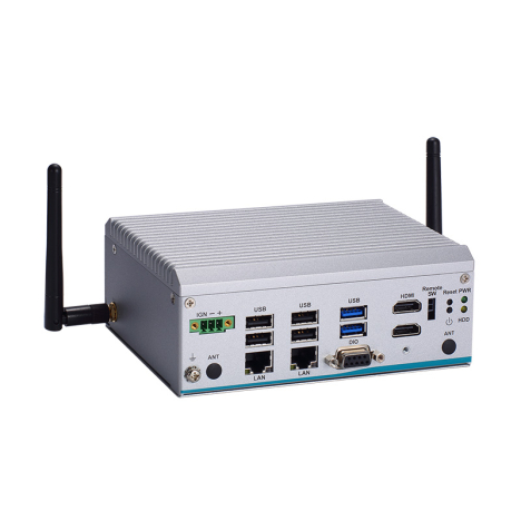 Fanless PC Intel MIL-SD-810G GbE, WiFi, 4G & -40° to +70°C