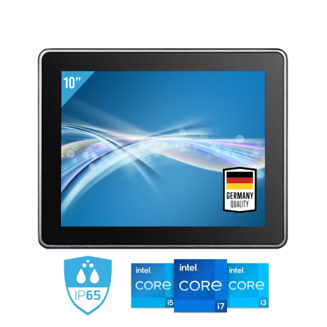 Panel PC 10" 16:9 Intel Core I3,I5 ou I7 de 12eme GEN, IP65 VESA et encastrable