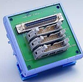 CIRCUIT MODULE, SCSI-68 to 3*IDC-20 Converter, DIN-rail Mount