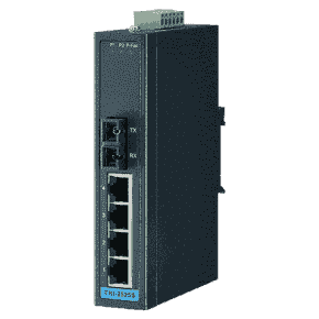 Switch industriel, 4 + 1FX Multi-Mode unmanaged Ethernet switch