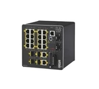 20 Port Rugged Managed Switch with 16x Fast Ethernet, 2x fibre SFP ports and 2x Gigabit Combo ports