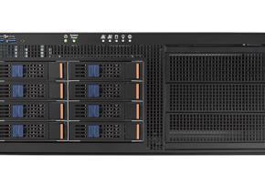 Châssis serveur industriel, 4U MB Châssis serveur industriel w/8 SAS Trays w/1800W RPS w/o MB