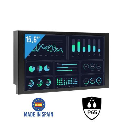 PC industriel compact encastrable 16:9 15,6" IP65
