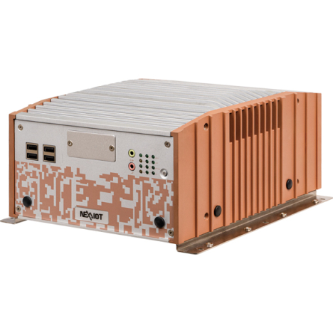 Powerful fanless PC Intel Core Ultra CPU/GPU/NPU (max 35W), DDR5, x4 GB ports, PoE, COM, x1 HDMI, x1 DP, USB-C, PCIe x8