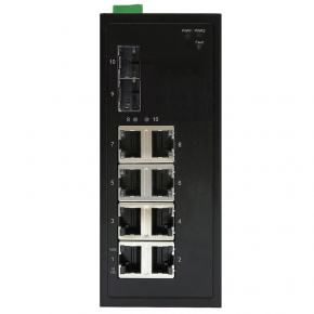 8+2 Port Industrial PoE+ Gigabit Ethernet Switch non manageable