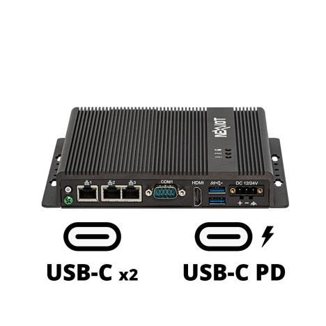 Intel Processor N series N97 Fanless PC with USB-C PD
