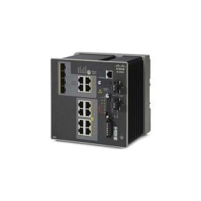 12 Port Cisco Rugged Managed Switch with 8x Fast Ethernet RJ45 ports and 4x Gigabit Combo SFP/RJ45 uplink ports