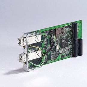 Cartes pour PC industriel CompactPCI, Dual GibLan PMC -- RJ45 Type ( Intel 82546GB )