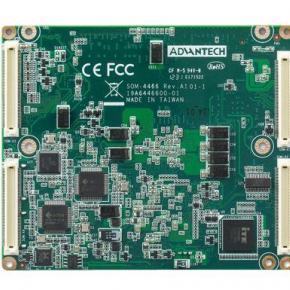 Carte industrielle ETX/XTX pour informatique embarquée, SOM-4466L-M0A1E w/Phoenix Gold -20~80C (LVDS)