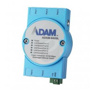 Switch industriel ADAM, 5-port 10/100 Mbps Unmanaged Switch