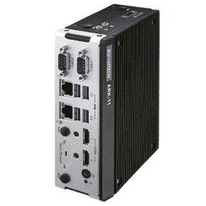 Intel Celeron N3350 DC SoC with 4K Dual HDMI/Dual LAN/M.2 DIN-Rail Fanless Box PC