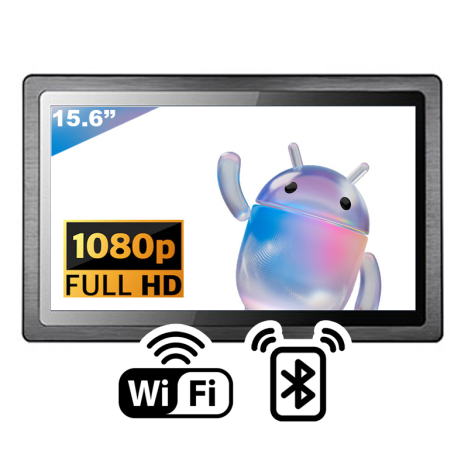 Panel PC 15.6" Android, Browser included, bluetooth, WiFi and ethernet