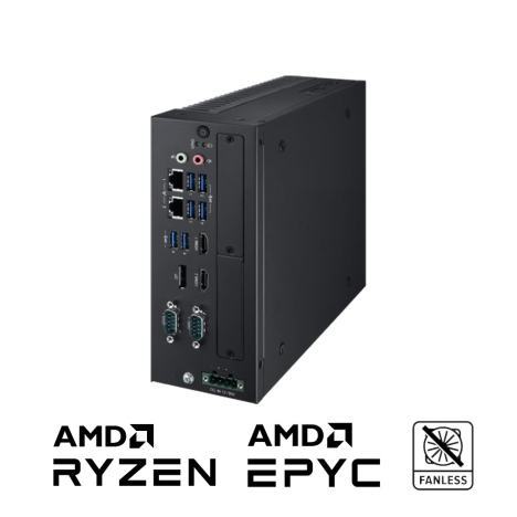 Compact Fanless System with AMD RZEN & EPYC AM5 IP40