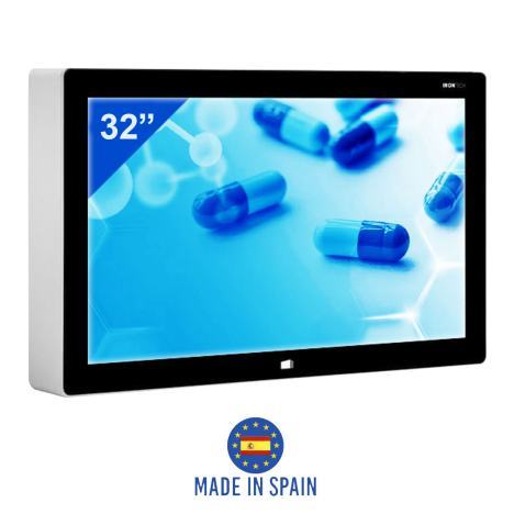 Moniteur 32" 16:9 dans un châssis en aluminium, full HD VESA