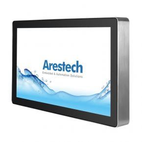 27" 4K IP69K Waterproof Stainless Steel 316 P-Cap Touch Fanless Panel PC