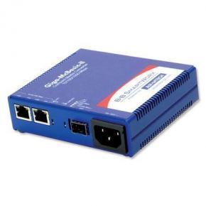 Convertisseur fibre optique, Giga McBasic II, 1x SFP + 2x GE Copper with LFPT