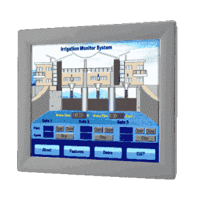 Moniteur ou écran industriel tactile, 17" SXGA Ind. Monitor w/Resistive TS (RS232&USB)