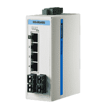 Switch industriel avec protocole automatisme, ProView, 4+2SMF 10/100Mbps Ind. Switch,-40~75?