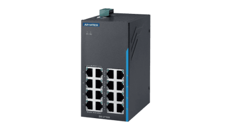 Switch Industriel non managé x16 LAN GB rail DIN