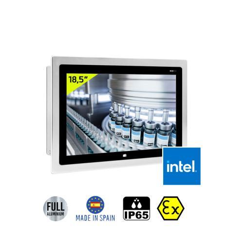 Panel PC 18,5" ATEX 16:9 fixation mural avec processeur Intel