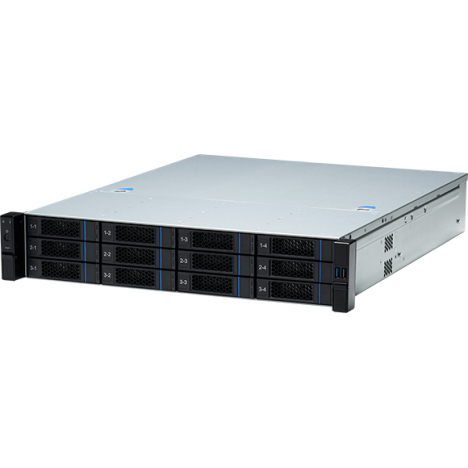 Station de travail NVR 2U rackable avec Intel Core Series 2 DDR5 ECC x2 LAN GB, x2 HDMI, x1 DP