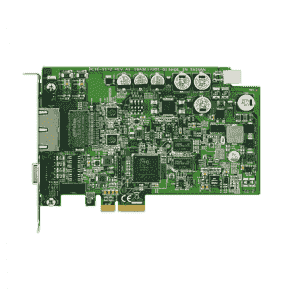 Gigabit Ethernet card for video / camera, 2-port intelligent GigE Vision frame grabber