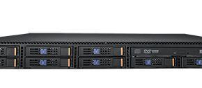 1U storage chassis for EATX/ATX serverboard with 8 hot-swap drive bays