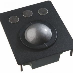Trackball industrielle montage en panneau 50mm de diamètre Trackball laser - Touches IP68 Etanchéité: IP68