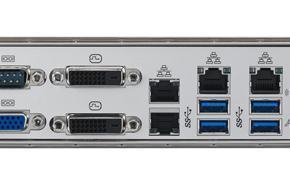 Carte mère industrielle pour serveur, LGA 1151 uATX Server Board w/4 PCIe+2 lan ports