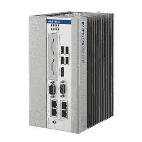 PC industriel fanless à processeur Intel Core i3-4010U, 8GB, 4 X Ethernet, 3 X COM, iDoor, PCIe 4 x GbE, 4 x USB 2.0/3.0, 1 x RS-232, 2 x RS-422/485, 1 x VGA, 1 x DP, Audio 4G/ 3G/GPS/GPRS/WiFi avec technologie iDoor Bus de terrain avec la technilog