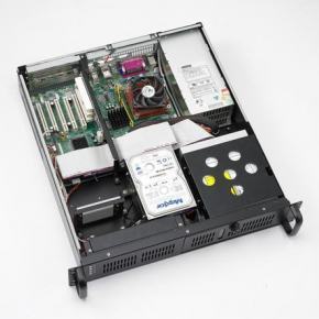 Châssis 2U pour PC rack 19'', avec 2 baies SAS/SATA avec alimentation FATX 250W