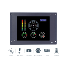 Produit Panel PC 12,1" IP65 CAN Bus EN 50155 pour l'embarqué et le ferrovière Image