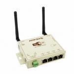 Commutateur Ethernet 4 ports + WiFi 802.11a/b/g/h intégré (fonctions AP, bridge, répéteur WDS)