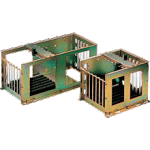 Châssis pour PC industriel, 6-Slot Half-sized Card Cage w/o B/P RoHS