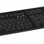 Clavier étanche IP67 QWERTY Cyrillique, pavé numérique, avec trackball encastrable
