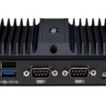 PC Fanless Celeron, 4xHDMI, 4 x USB, 3 x LAN, 2 x COM