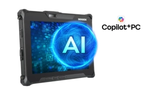 Produit Tablette durcie 10" Intel Core Ultra 5 ou 7 NPU 48 TOPS options WiFi,7,GPS,SIM, COM & batteries supplémentaires Image